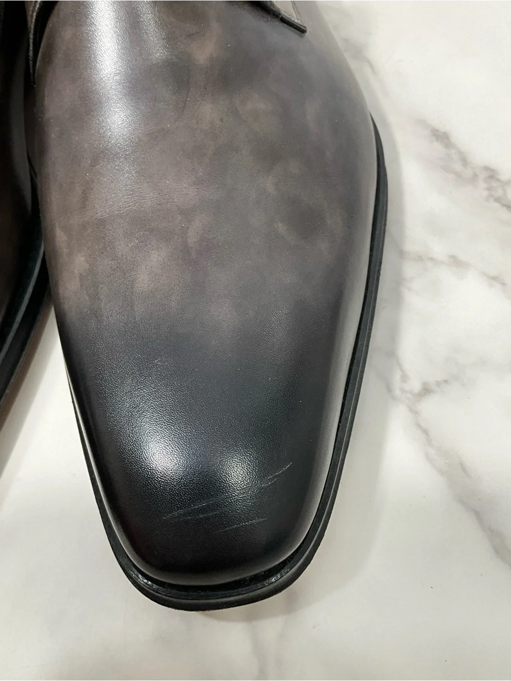 MAGNANNI Marco II Single Monk Strap Burnished Leather Dress Shoes 10.5 $425